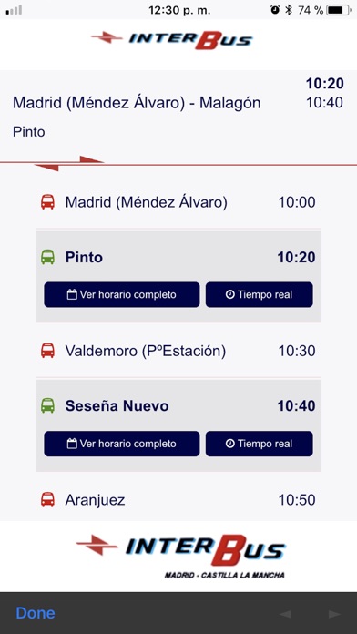 Bus Madrid-Seseña screenshot 4