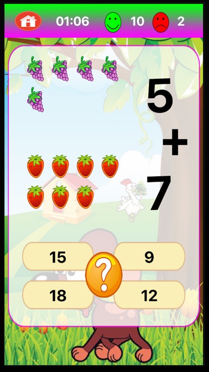 Fruits Math Games For Kids Free