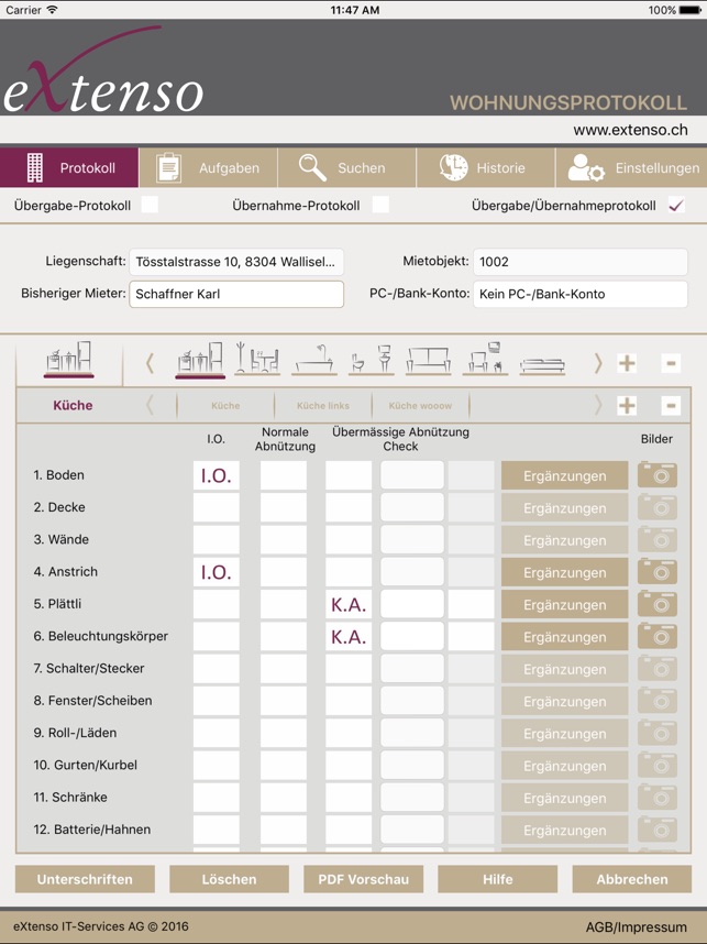 HD-Sign Wohnungsprotokoll R4