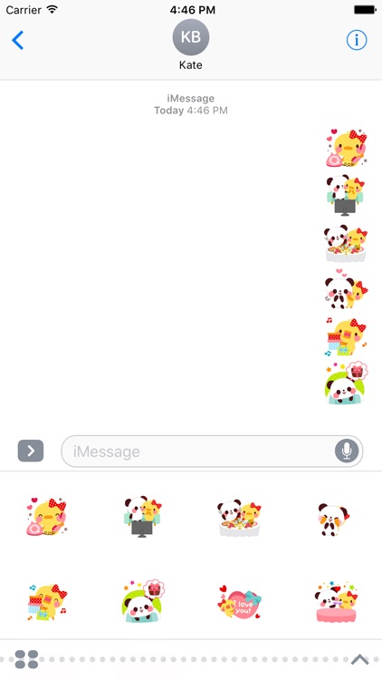 Cute Cate Animated Stickers For iMessage