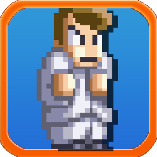 Pixel Taekwondo Fight Icon