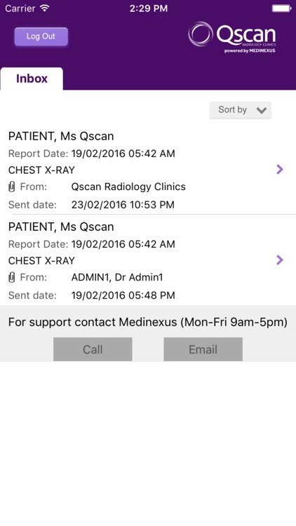 Qscan Patient Access