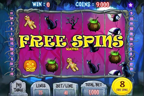 Slots Free Casino Slot Machine Games - Wild Halloween screenshot 4
