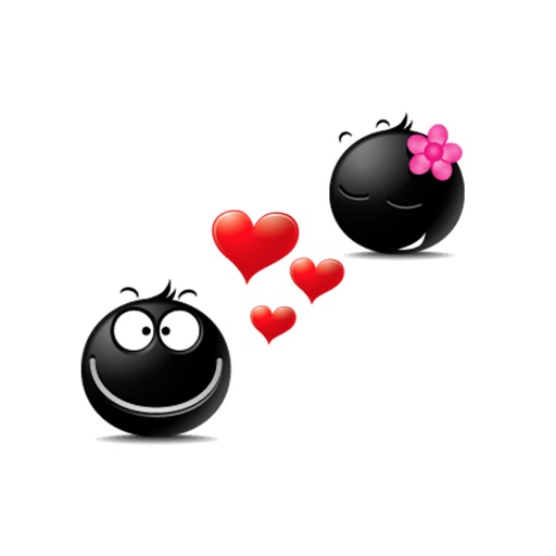 Black Emoji Stickers icon