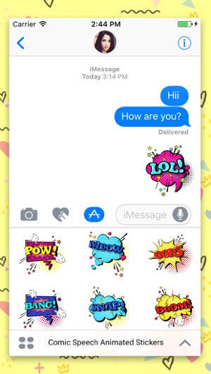 Comic Speech Animated Stickers(圖2)-速報App