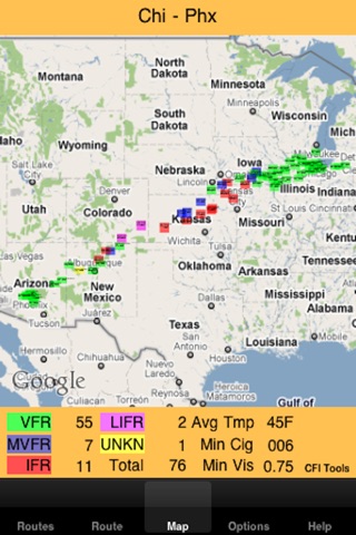 CFI Tools RouteWx screenshot 3