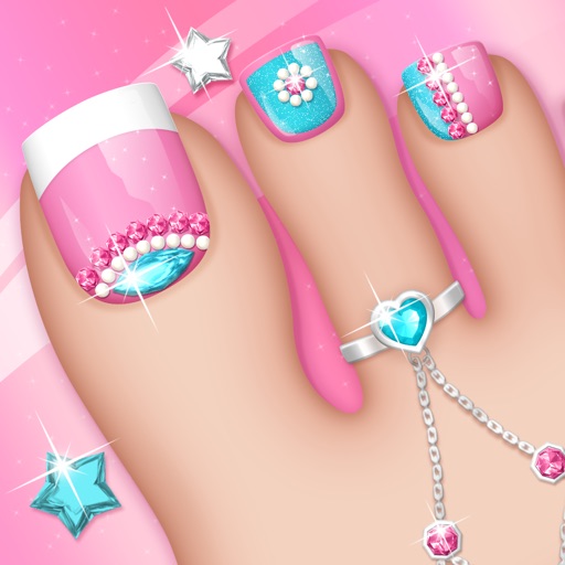 Fashion Nails: Pedicure Game Toe Nail Art Designs icon