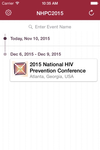 2015 National HIV Prevention Conference (NHPC) screenshot 2