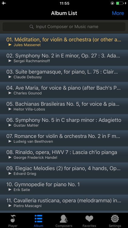romantic music collection - classical for lovers screenshot-3