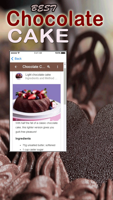 How to cancel & delete Best Chocolate Cake Recipe from iphone & ipad 2