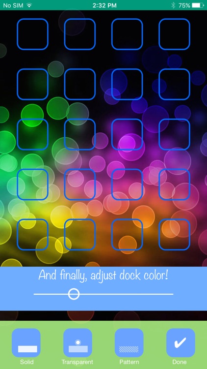 Superbars: create your own wallpapers