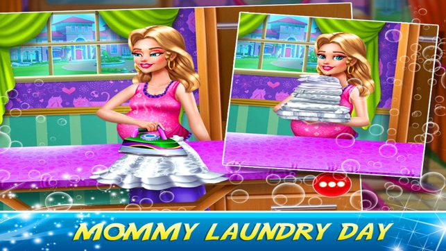 Pregnant Mom Washing Laundry(圖4)-速報App