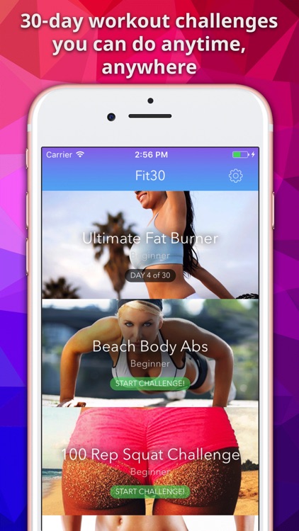 Fit30: Home Workouts Exercise screenshot-0