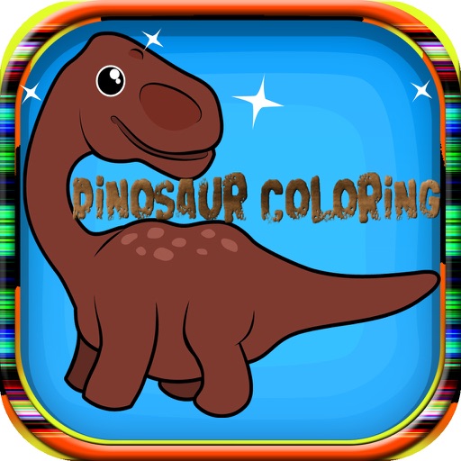 Dinosaur coloring Book for Kid Games and Toddlers Icon