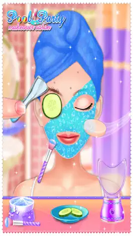 Game screenshot Pool Party Makeover Salon - Girls Games for kids hack