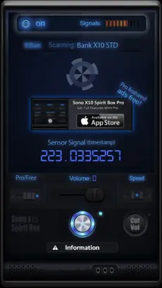 Captura 1 Sono X10 Spirit Box iphone