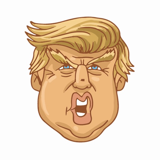 The President Stickers - Trump icon