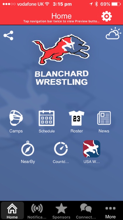 Blanchard Wrestling App