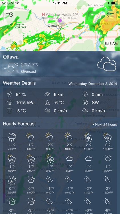 Weather Radar Canada screenshot-0