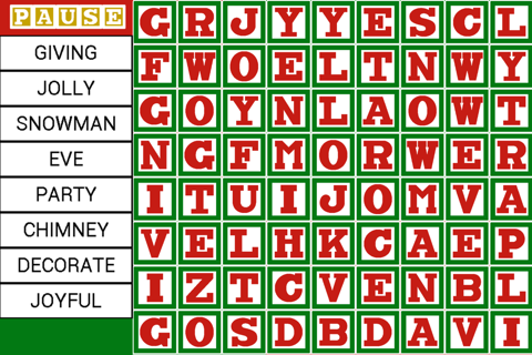 Word Owls WordSearch Christmas - náhled