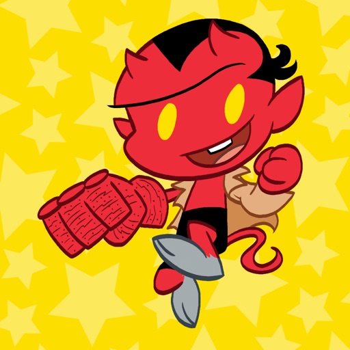 Itty Bitty Hellboy Emoji icon