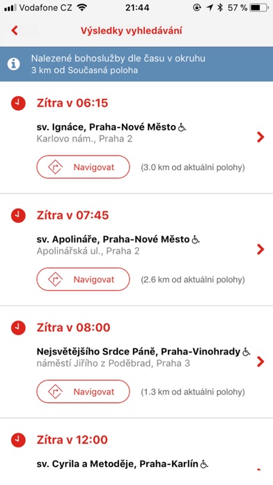 Bohoslužby screenshot 2