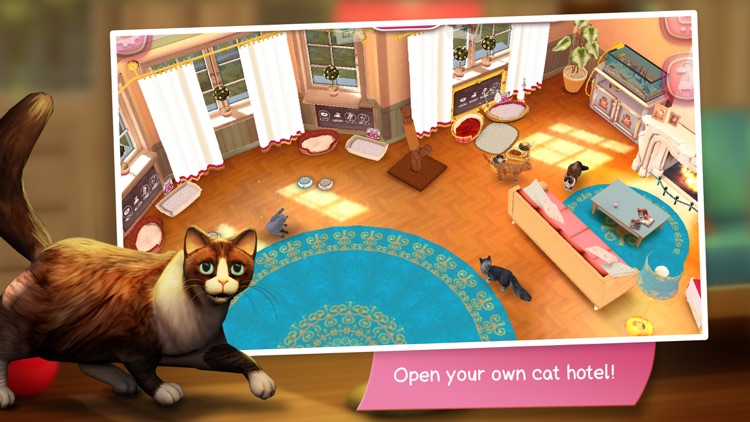 CatHotel - Care for cute cats screenshot-1