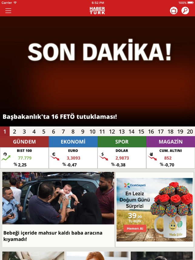 Haberturk Tablet(圖1)-速報App