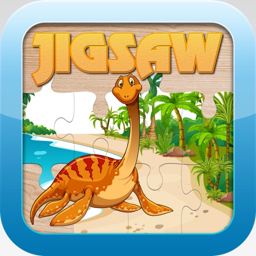 Dinosaur Jigsaw Puzzles Games - Learning Free for Kids Toddler and Preschool