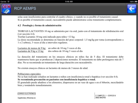 Diccionario de Medicamentos ES screenshot 4