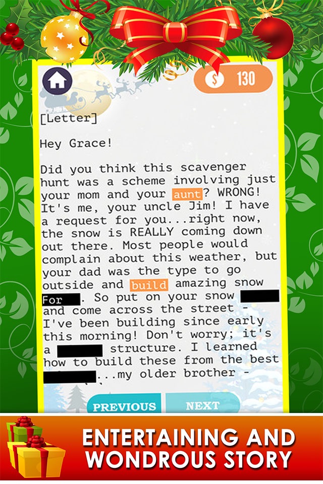 Episode Mystery Interactive Story - choose your love christmas games for girl teens! screenshot 2