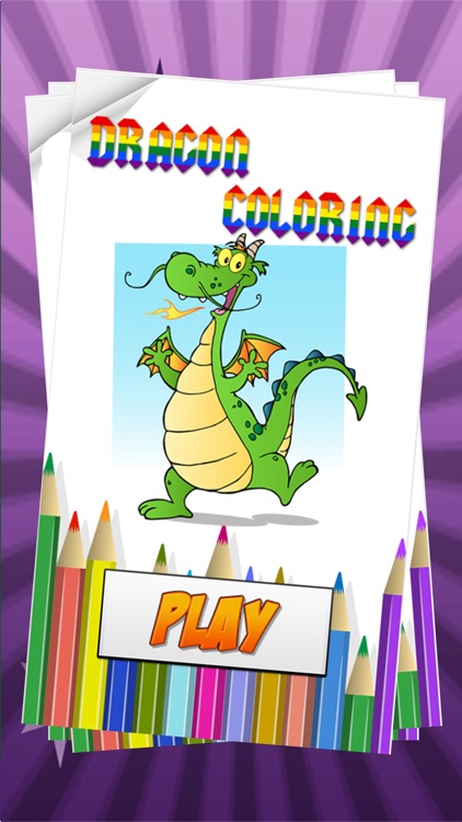 My Pet Dragon Coloring Book For Kids : Learn To Paint Little Dragon Cartoon And Monster Picture Free