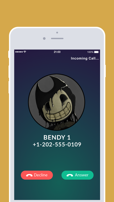 Fake Call From Bendy Machine screenshot 2