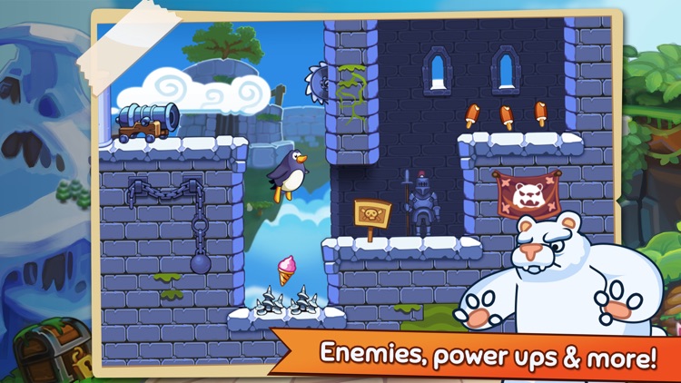 Hopping Penguin: Ice Cream Adventure screenshot-3