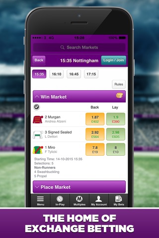 BETDAQ Exchange Betting screenshot 2