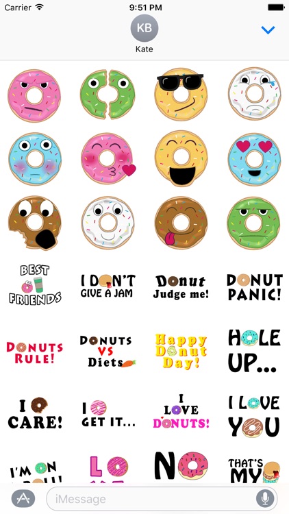 Donut Indulgence Stickers