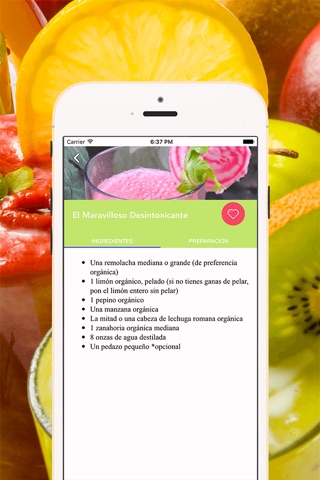 Recetas de Batidos screenshot 3