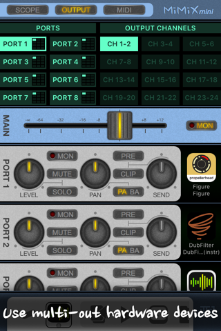 MiMiXmini - Mixer for Audiobus screenshot 3