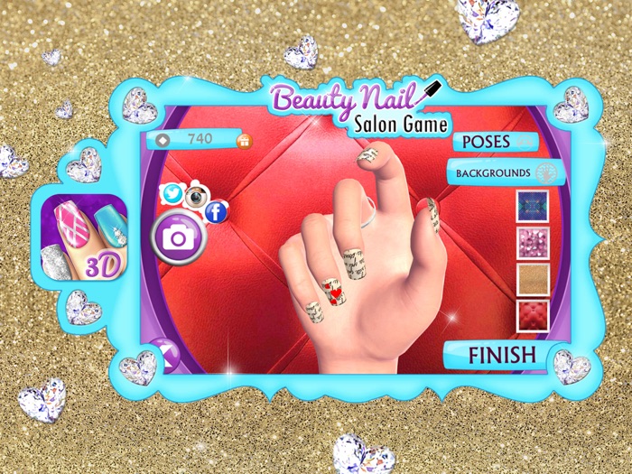 Beauty Nail Design Game.s Cute Art Makeover Salon