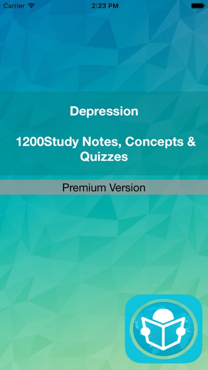 Depression Exam Review App : Study Notes & Quizzes