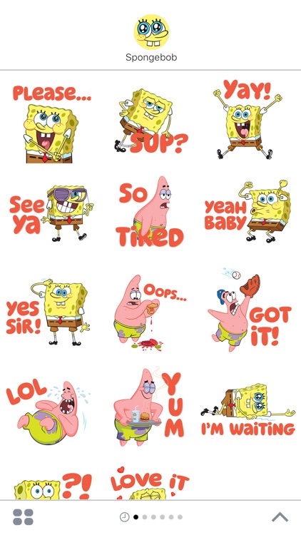 SpongeBob SquarePants Stickers