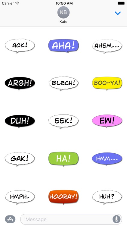 Boo-Ya! Comic Interjection Bubbles screenshot-3