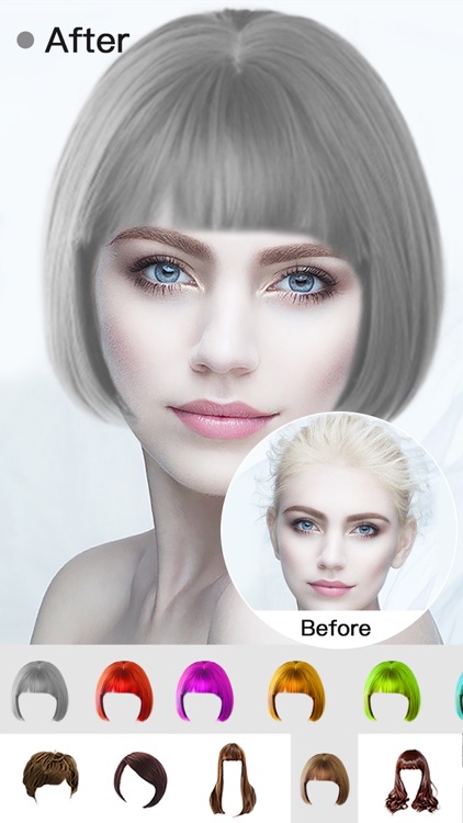 Hair Style Salon&Color Changer screenshot-4