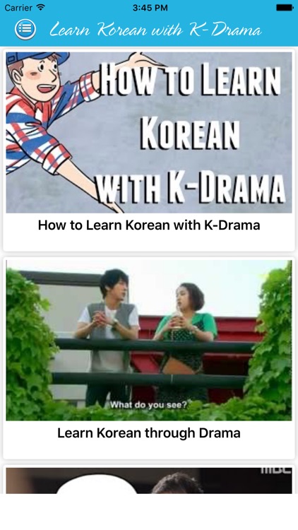 Learn Korea - Video Learn Korea screenshot-3