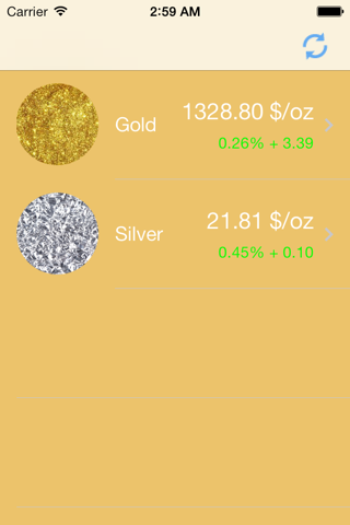 Gold & Silver Spot Price screenshot 3