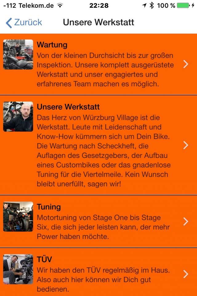 Harley-Davidson Würzburg screenshot 4