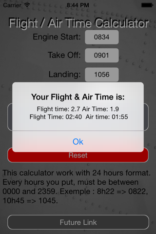 FlightTime screenshot 2