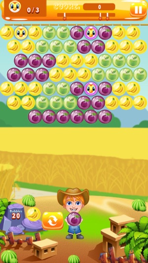 Farmer Bubble Shooter : Pop Farm Fruit Bubbles(圖4)-速報App