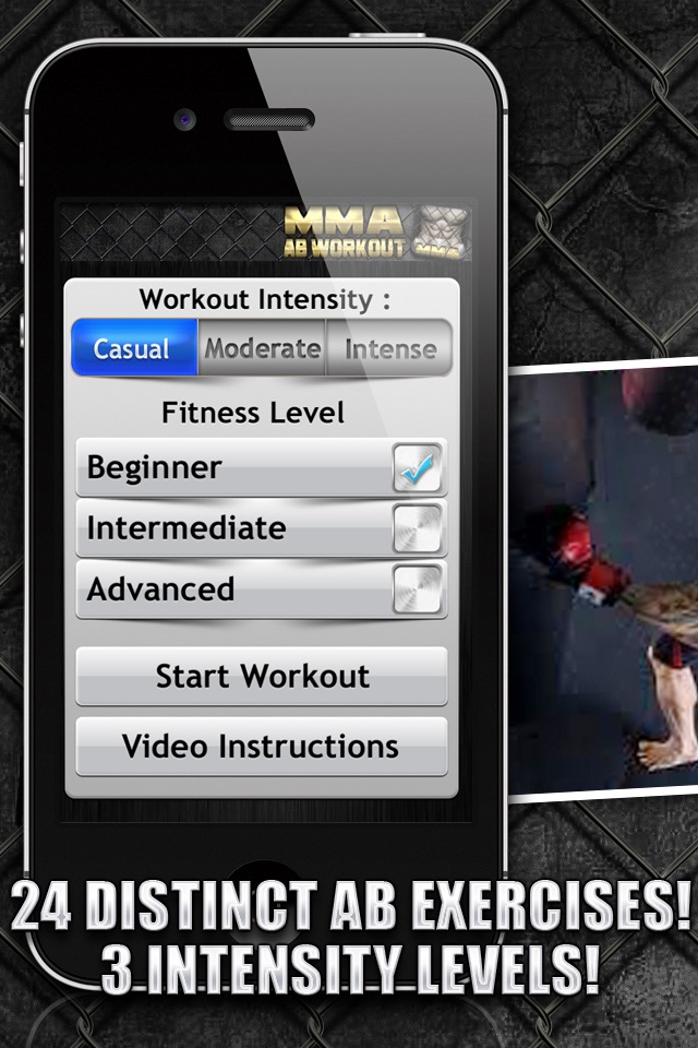 Ab Workouts MMA+ FREE Core Strength Abdominal Flex screenshot 2