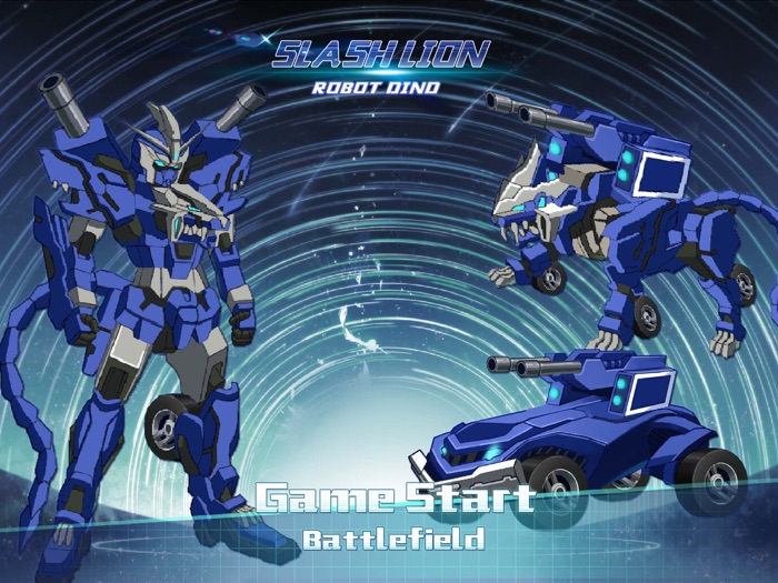 Lion Slashing Iron Robot Simulator and Fighting